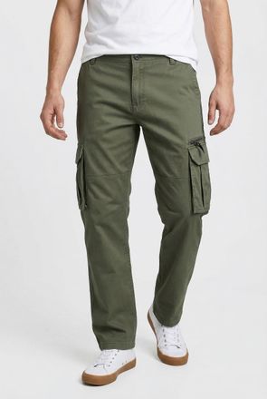 Jack & Jones Cargohose JACK & JONES JPSTKANE DOVER ZIP CARGO SN, Herren, Gr. 30, L&auml;nge 34, olive night, Web, Obermaterial: 98% Baumwolle, 2% Elasthan, unifarben, H