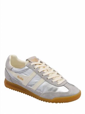 Gola Womens Firefly Metallic Sneakers In Silver