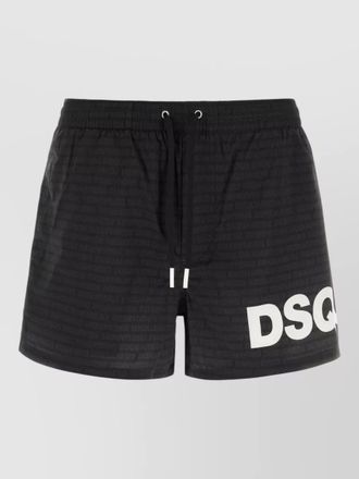 Dsquared2 poly swim shorts short length cut