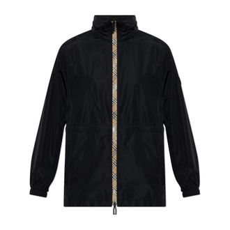 Burberry Jassen, Dames, Zwart, L, Polyester, Blackpool Jacket
