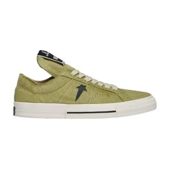 Rick Owens Schoenen, Heren, Groen, 42 1/2 EU, One Star Pro Ox Sneakers