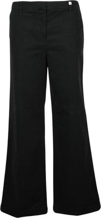 Myths Pantalone - Dames - Wijde Broeken - Zwart - S - Katoen - Broeken
