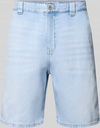 Review Regular Fit Jeansshorts aus reiner Baumwolle in Hellblau, Gr&ouml;&szlig;e XXL