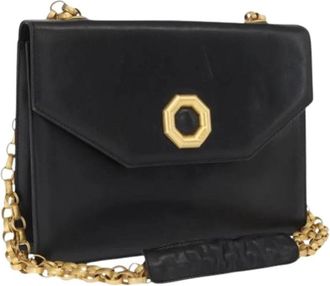 Bally Pre-owned Leren Schoudertas - Dames - Vintage Schoudertas - Zwart - ONE Size - Leer - Vintage