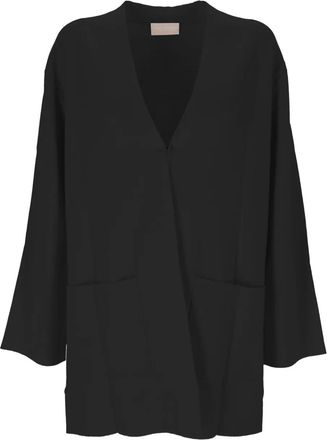 Hemisphere Cardigan aperto - Nero