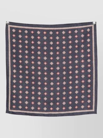 Brunello Cucinelli pocket square scarf patterned lightweight design