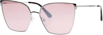 Tom Ford FT0653 16Z Shiny Palladium/Mirrored Violet