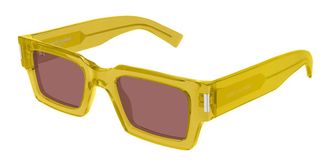 Saint Laurent SL 572 012 Mens Sunglasses Yellow Size 50 - Free RX Lenses - Free RX Lenses