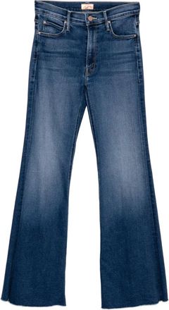 Mother Jeans Lil Doozy Fray - Blu