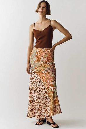 Farm Rio Mixed Print Slip Skirt