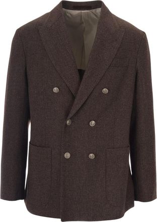Eleventy Blazers - Heren - Blazers - Bruin - M - Katoen - Jassen