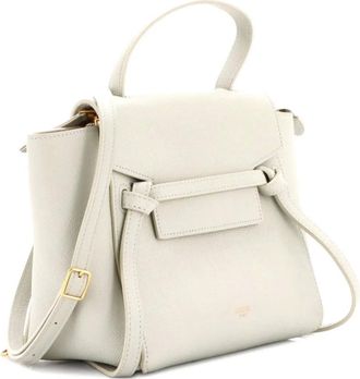 Celine Borsa a spalla Nano in pelle - Verde