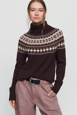 Barbour Darwen Fair Isle Turtleneck Sweater