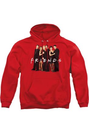 Gildan Friends Cast In Black Adult Pull Over Hoodie / Hooded Sweatshirt