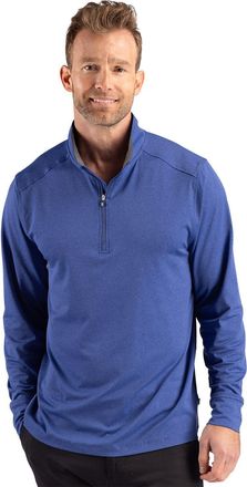 Cutter & Buck Forge Recycled Four-Way Stretch Mens Quarter Zip Pullover