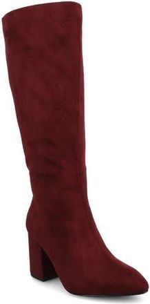 Journee Collection Ameylia Boot in Oxblood at Nordstrom Rack, Size 9 Wide Calf