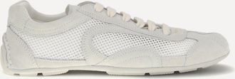 Prada Sneakers Montecarlo in pelle scamosciata e rete Woman 41