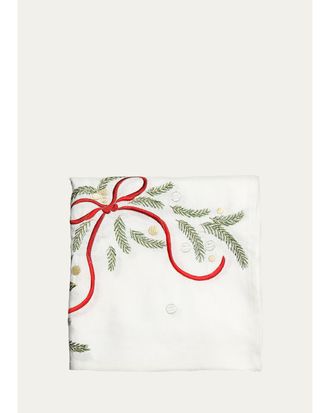 Kim Seybert Merry And Bright Embroidered Napkin