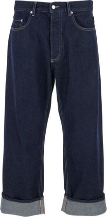 Icon Denim Los Angeles Denim Jeans met Ross Fondo Stijl - Heren - Cropped Jeans - Blauw - W33 - Denim - Jeans