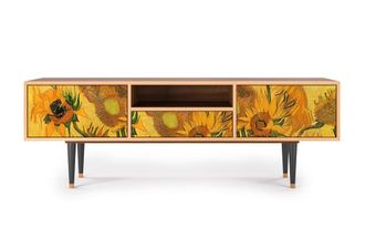 StoryZ Mueble de TV amarillo 2 cajones y 1 puerta L 170 cm