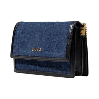 Liu Jo Blue Shoulder Bag with Automatic Fastening
