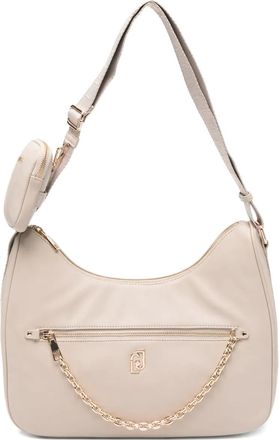 Liu Jo 34 chain-detail beige shoulder bag - Neutrals