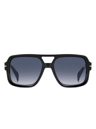 Eyewear by David Beckham square-frame sunglasses - men - Acetate - One Size - Black