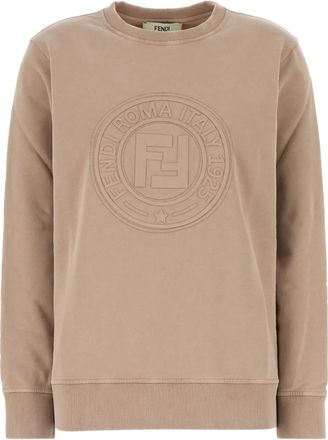 Fendi cotton sweatshirt - Brown