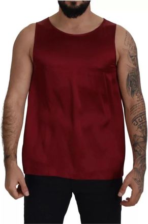 Dolce & Gabbana Hombre, Camisetas, Rojo, Talla: L