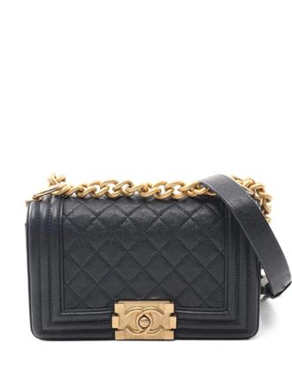 Chanel Borsa a spalla Boy Chanel piccola 2019 - Blu