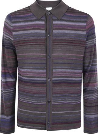 Paul Smith Truien & Vesten, Heren, Veelkleurig, XL, Cardigan Button Thru