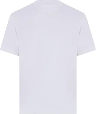 Ermenegildo Zegna Mens Cotton T-Shirt White T-Shirts And Polos