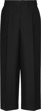 Valentino Cropped Wide-Leg Trousers