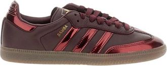 adidas Samba OG - Dames - Sneakers - Rood - 40 1/2 EU - Leer - Schoenen