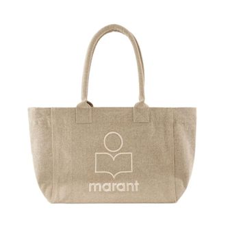 Isabel Marant Yenky Zipped Bag - female - Isabel Marant - Shopping Bags - Beige - ONE SIZE - Bags