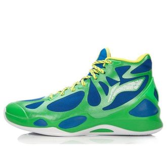 Li-Ning Sonic 4 High Green Blue Yellow ABPL011-3