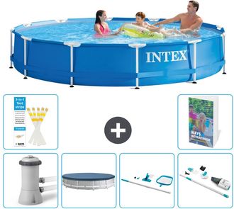 Intex Piscina Con Estructura Redonda - 366x76 Cm - 7-piezas S257