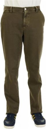 Trussardi Chinos - Heren - Chinos - Groen - M - Broeken