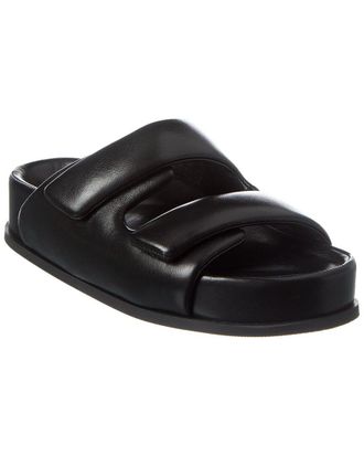 Valentino Roman Stud Leather Slide