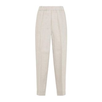 PESERICO Mujer, Pantalones, Beige, Talla: L