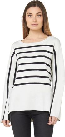Gas Ice Jumper - Dames - Ronde hals truien - Wit - S - Wol - Truien & Vesten