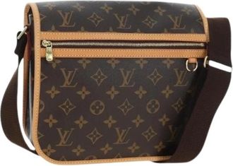 Louis Vuitton Pre-owned Vintage Monogram Schoudertas - Dames - Vintage Schoudertas - Bruin - ONE Size - Leer - Vintage