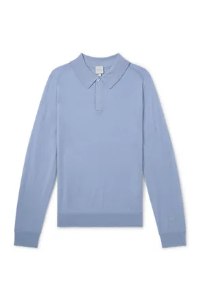 Paul Smith Merino Wool Polo Shirt
