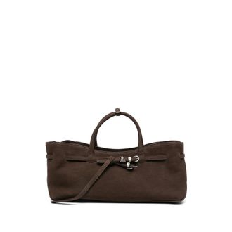 Margesherwood Grandma Used Belted Suede Tote Bag