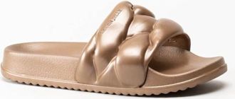 Lemon Jelly Womens Cocoon One Band Slide In Bronze Metal