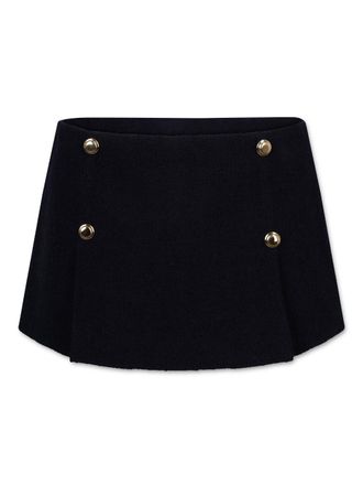 Miu Miu Tweed Wol Miniskirt