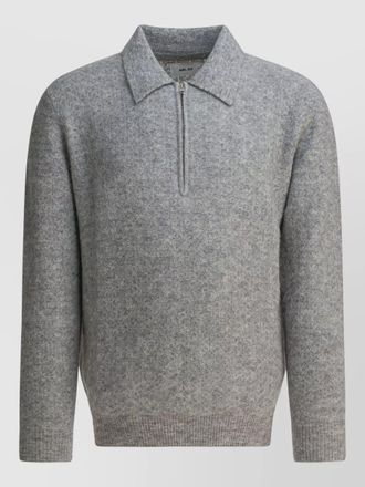 Nn.07 alfie alpaca blend polo knit sweater