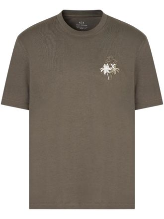 A|X Armani Exchange Katoenen T-shirt - Groen