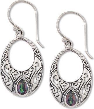Samuel B. Sterling Silver Drop Earrings in Silver/Multi Color at Nordstrom Rack