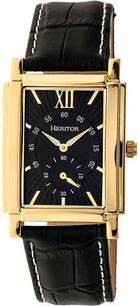 Heritor Frederick Automatic Dark Brown Dial Mens Watch HR6103